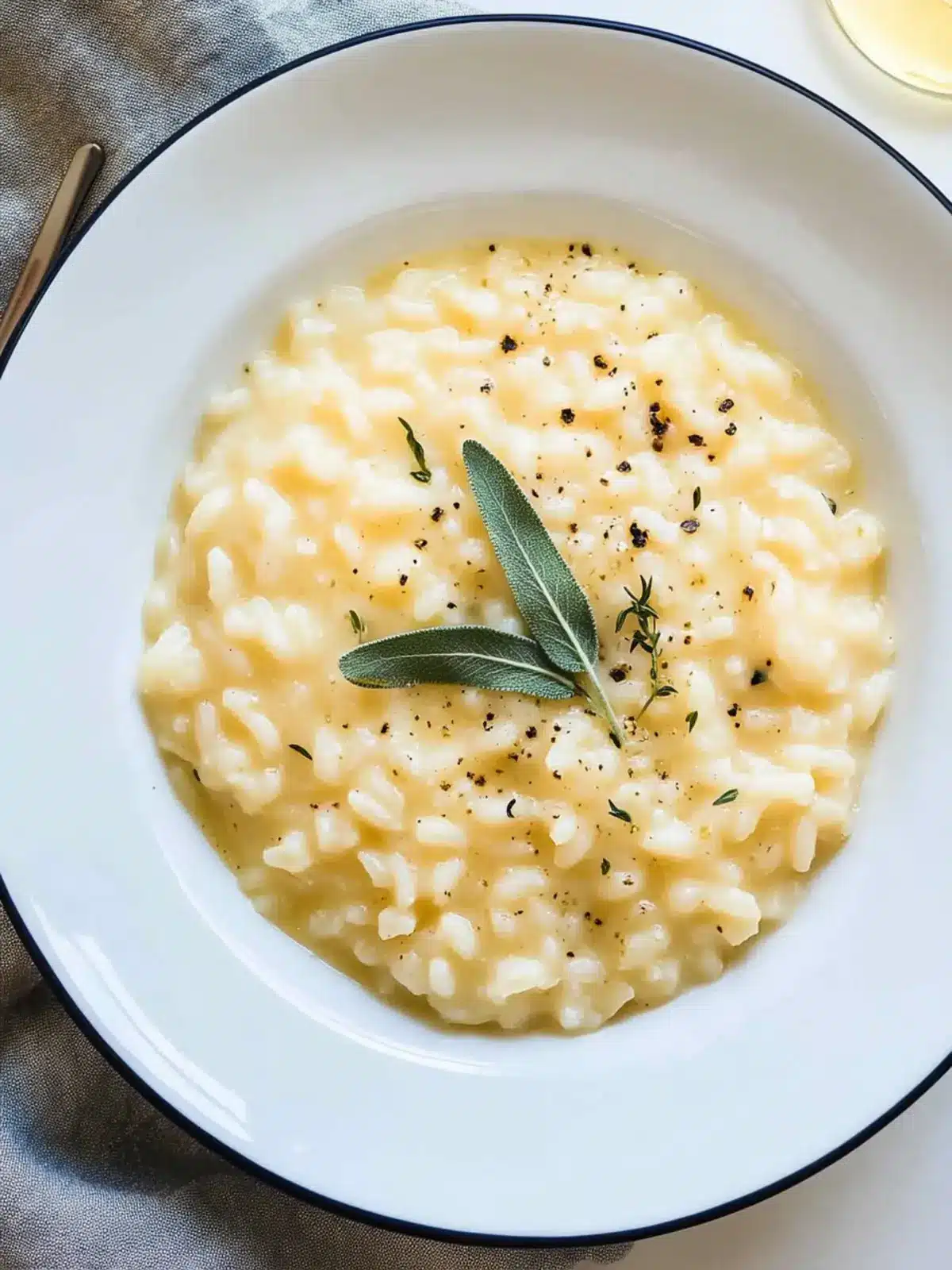 Instant Pot Cheddar Risotto with Fresh Sage in Just 20 Minutes 4 Instant Pot Cheddar Risotto with Fresh Sage