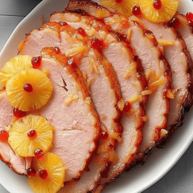Baked Ham with Pineapple