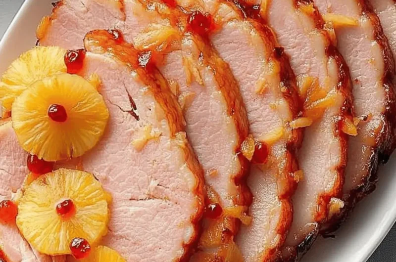 Baked Ham with Pineapple