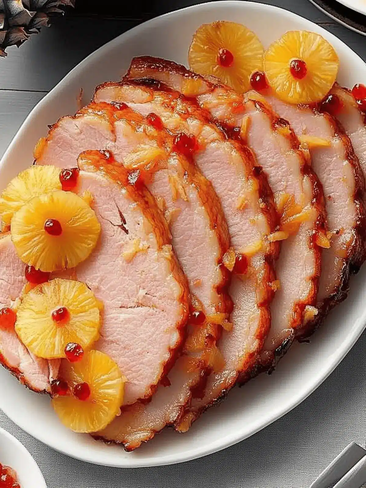 Baked Ham with Pineapple