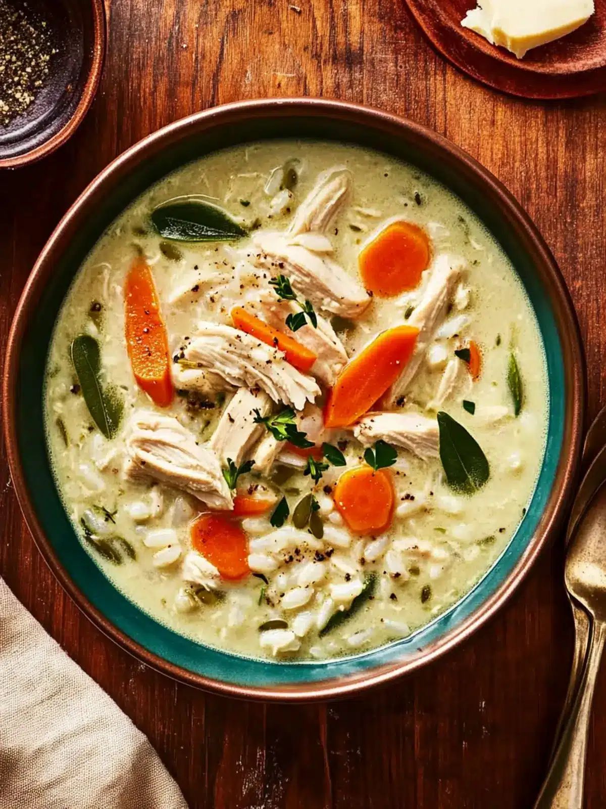 Creamy Chicken-And-Rice Soup