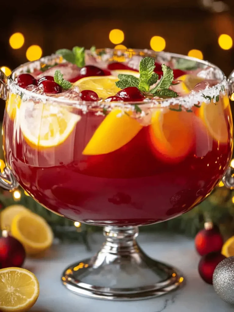 Delicious Christmas Punch Cocktail for a Festive Celebration 3 Christmas Punch Cocktail