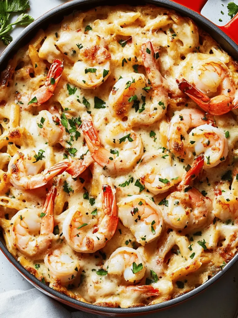 Irresistible Garlicky Shrimp Alfredo Bake in Just 25 Minutes 2 Garlicky Shrimp Alfredo Bake