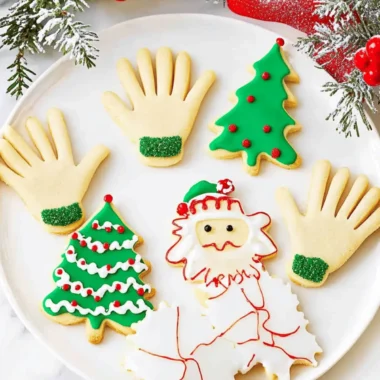 Fun Christmas Cookies: Easy Handprint Sugar Cookies for the Holidays 9 Fun Christmas Cookies | Handprint Sugar Cookies for the Holidays