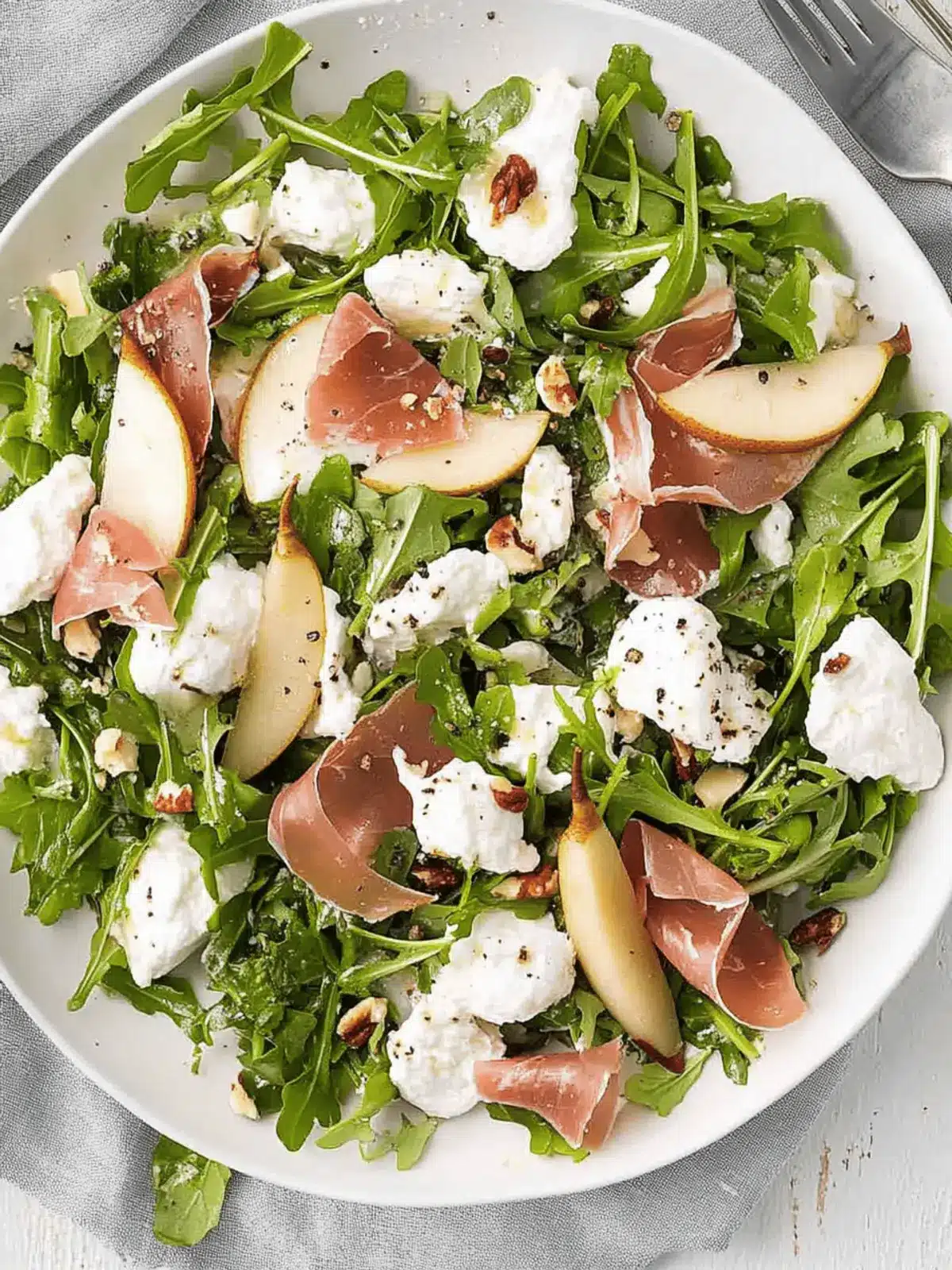 Prosciutto, Pear & Burrata Salad: A Quick Gourmet Treat 2 Prosciutto, Pear & Burrata Salad