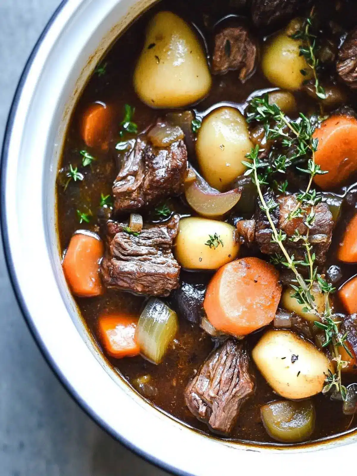 Crock Pot Beef Bourguignon: Easy Gourmet Comfort at Home 4 Crock Pot Beef Bourguignon
