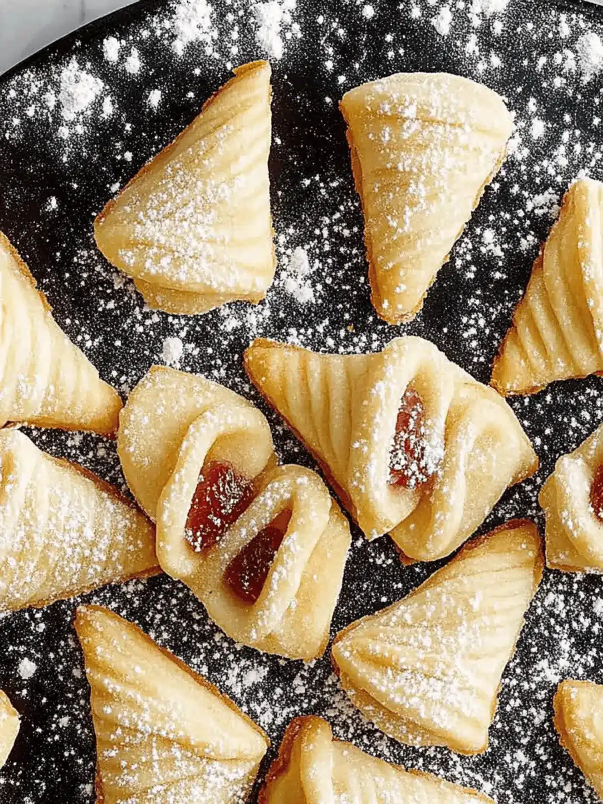 Delicious Italian Horn Cookies with Sweet Cherry Filling 5 Italian Horn Cookies