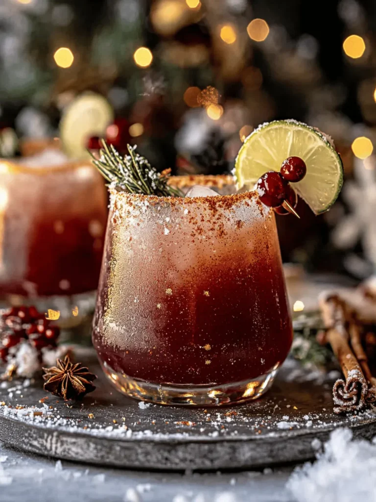 Whoville’s Spiced Up Christmas Margarita (with mocktail)