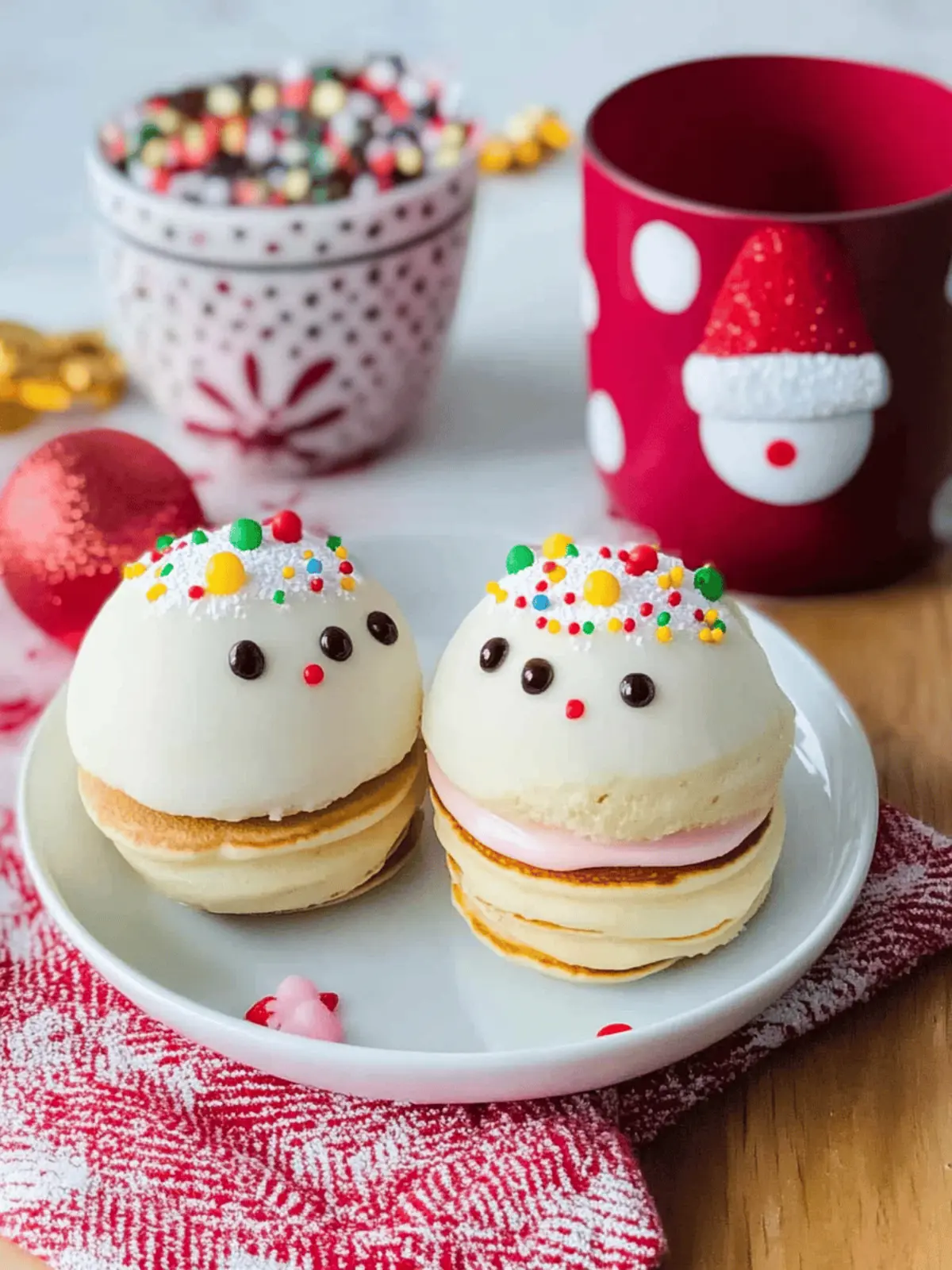 Stacked Christmas Tree Pancakes