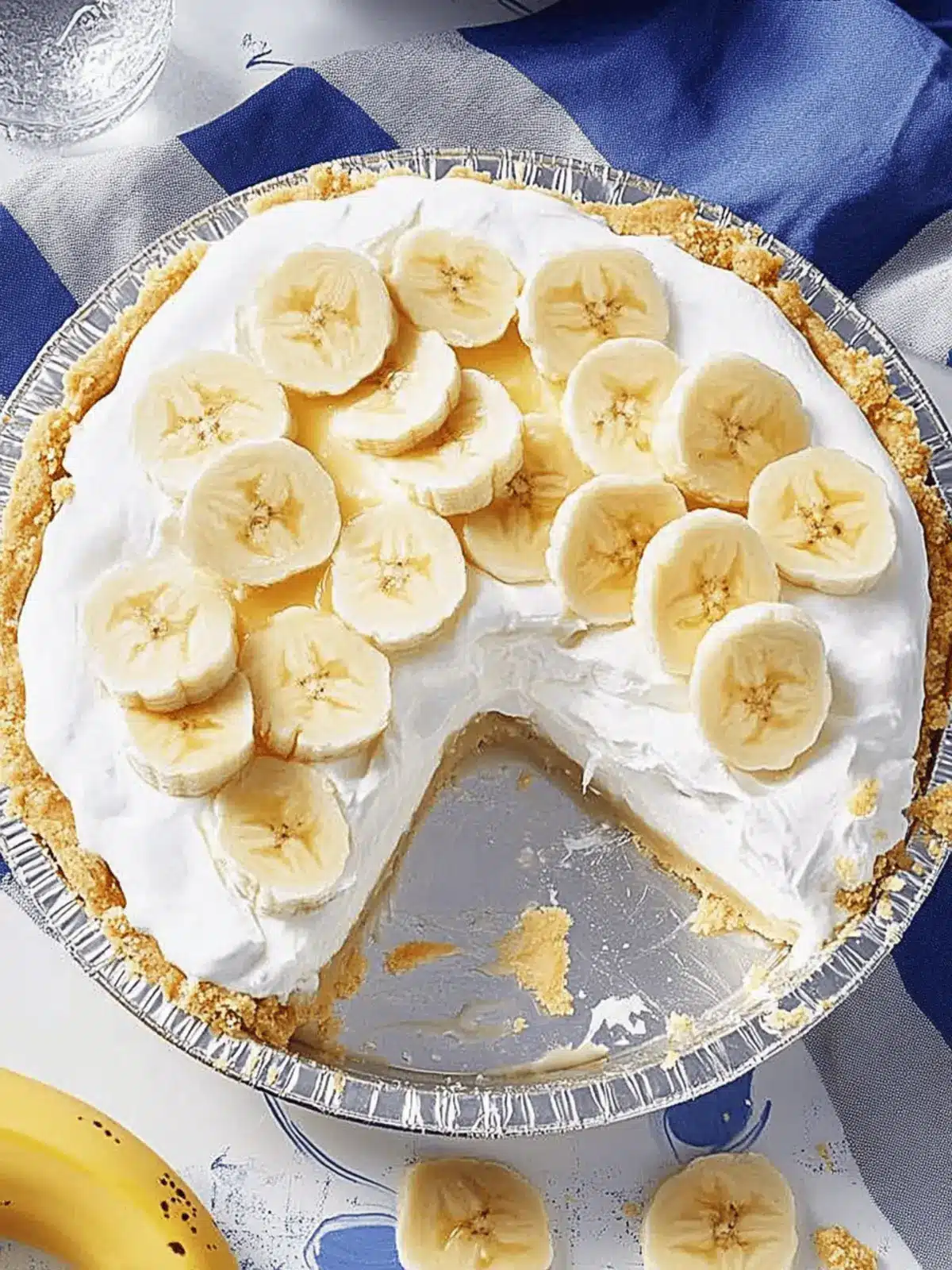 Banana Cream Pie with Pudding