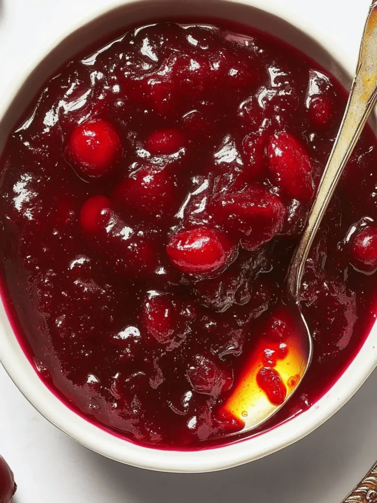 Deliciously Easy Homemade Cranberry Sauce for Holidays 2 Homemade Cranberry Sauce