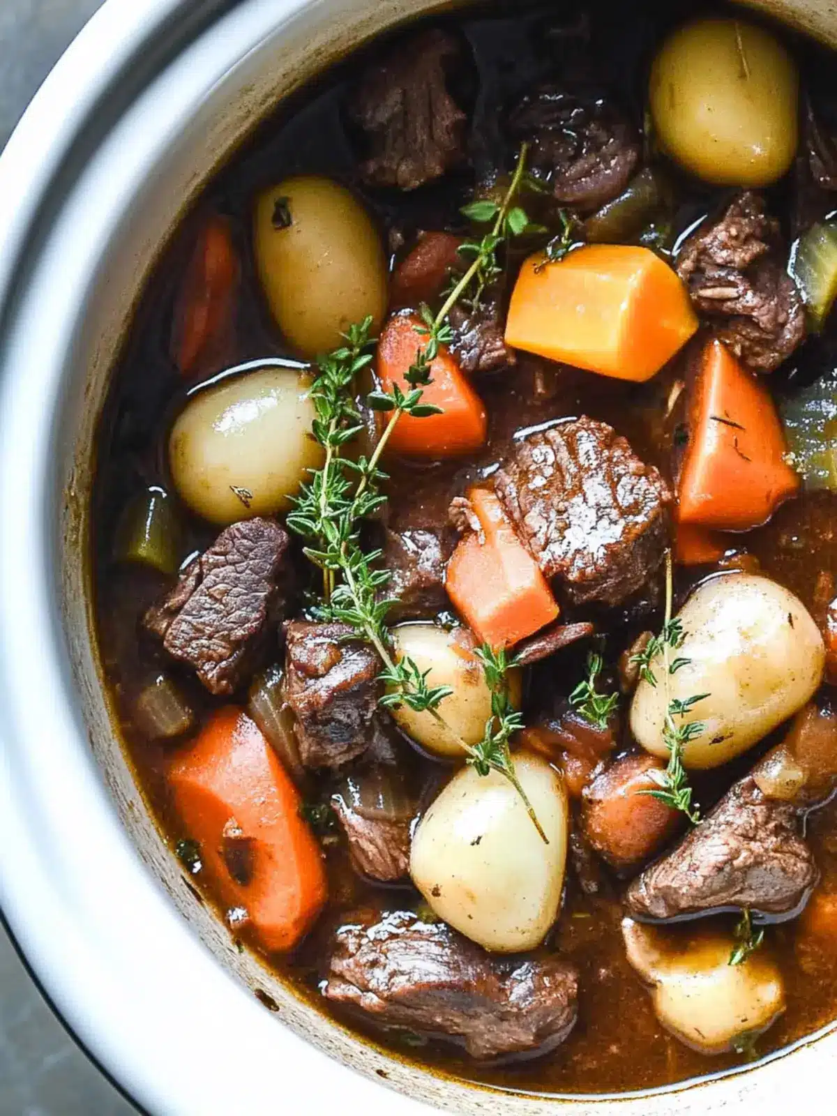 Crock Pot Beef Bourguignon: Easy Gourmet Comfort at Home 3 Crock Pot Beef Bourguignon