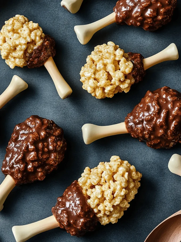 Turkey Leg Rice Krispies Treats for a Fun Holiday Twist 4 Turkey Leg Rice Krispies