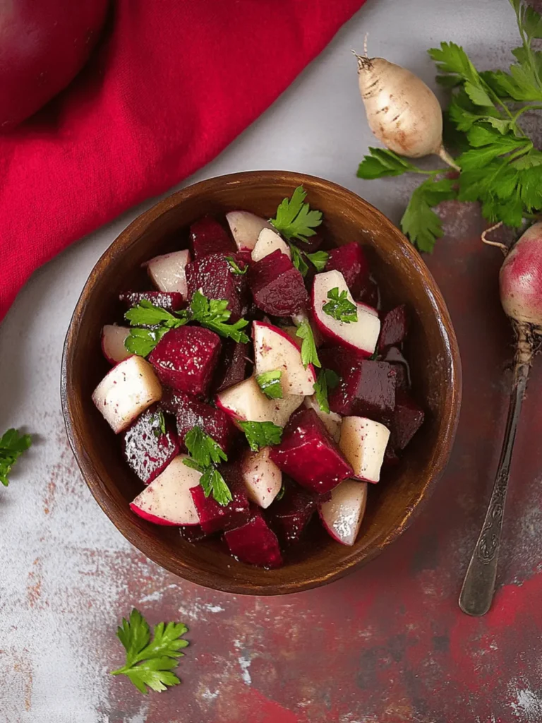 Christmas Side Dish: Roasted Beet & Turnip Duo