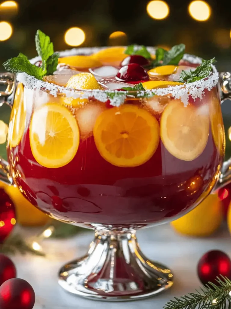 Delicious Christmas Punch Cocktail for a Festive Celebration 2 Christmas Punch Cocktail