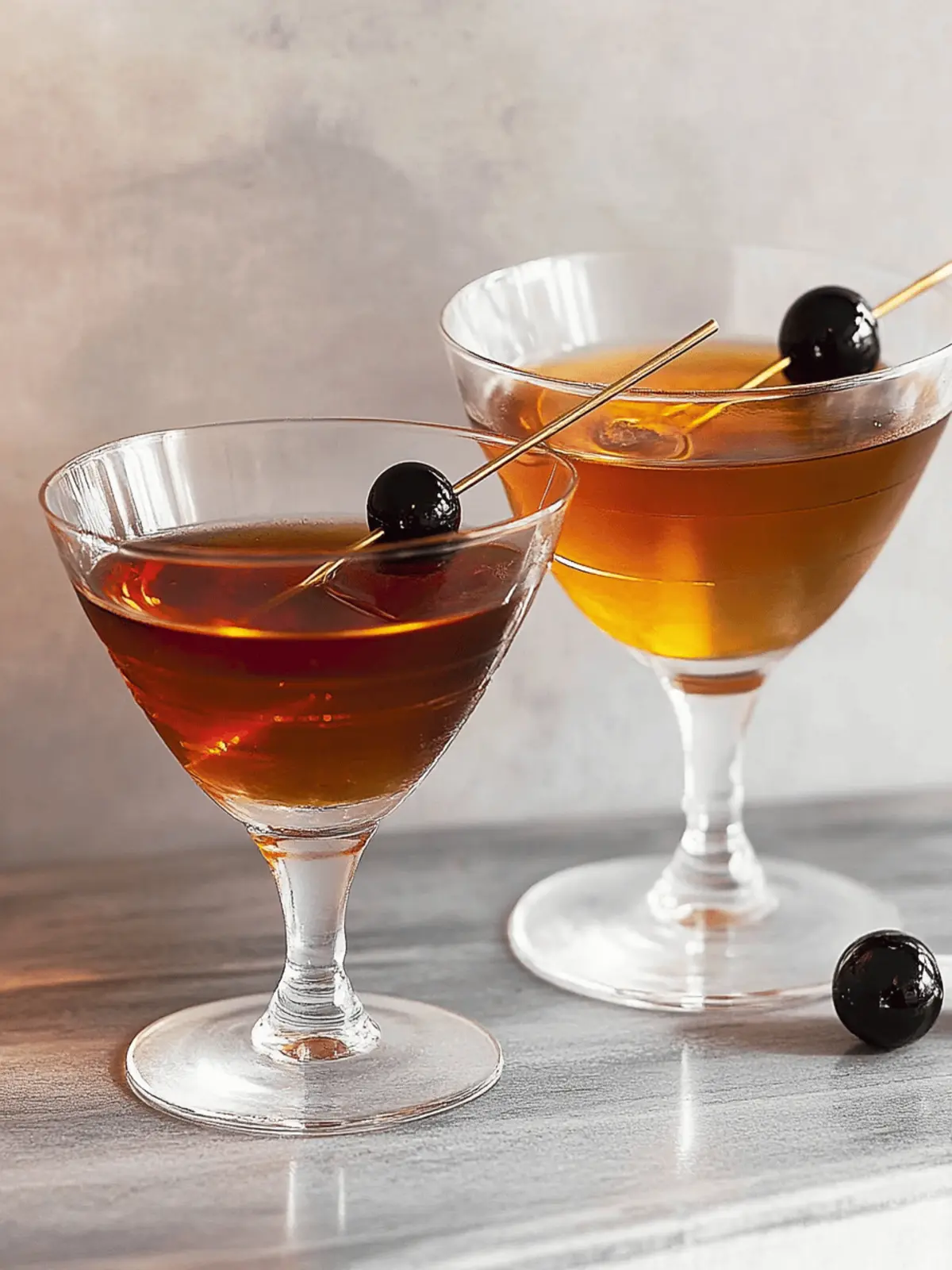 Perfect Your Manhattan Cocktail: Simple, 3-Ingredient Magic 2 Manhattan Cocktail