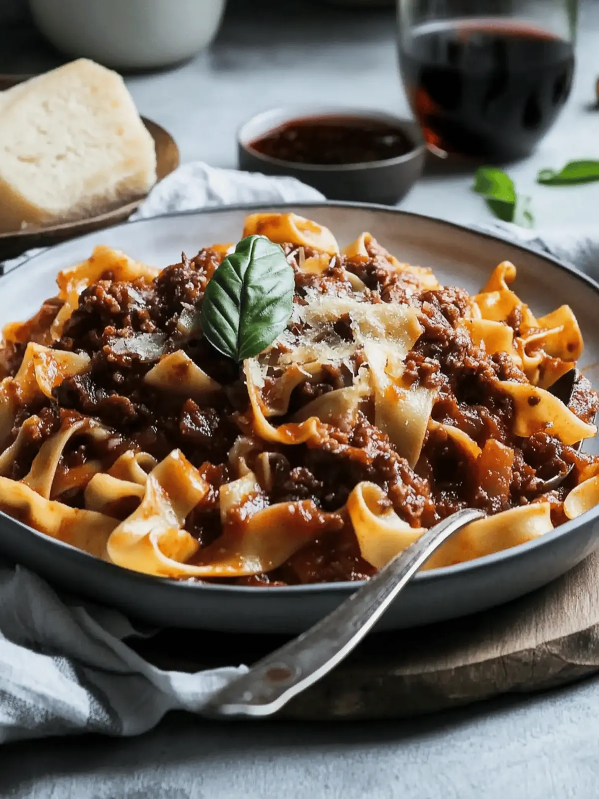 Red Wine Beef Ragu