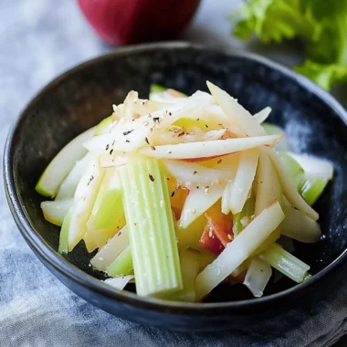 Apple Onion Celery Salad – Korean Style