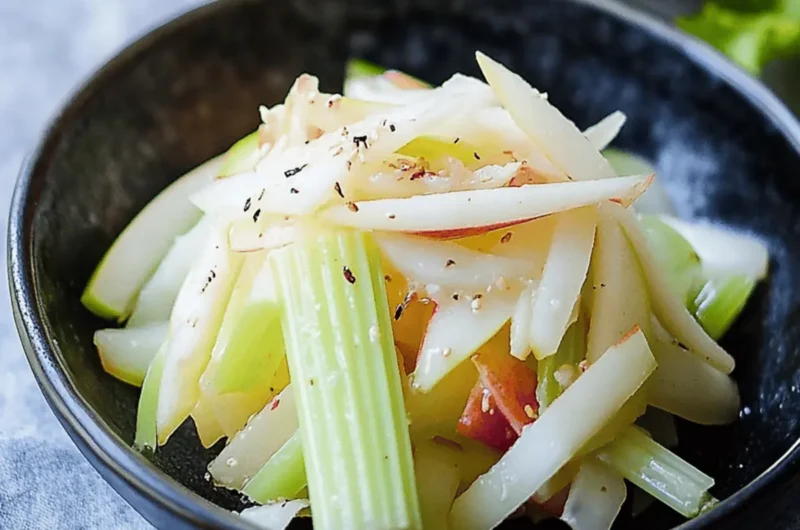 Apple Onion Celery Salad – Korean Style