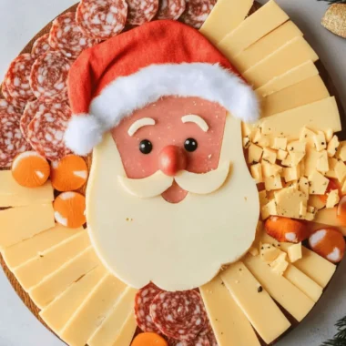 Easy Santa Christmas Cheese Board: Fun Festive Snack for All 9 Easy Santa Christmas Cheese Board