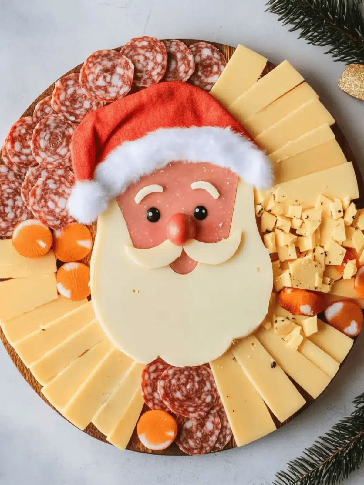 Easy Santa Christmas Cheese Board: Fun Festive Snack for All 5 Easy Santa Christmas Cheese Board
