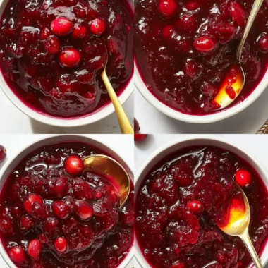 Homemade Cranberry Sauce