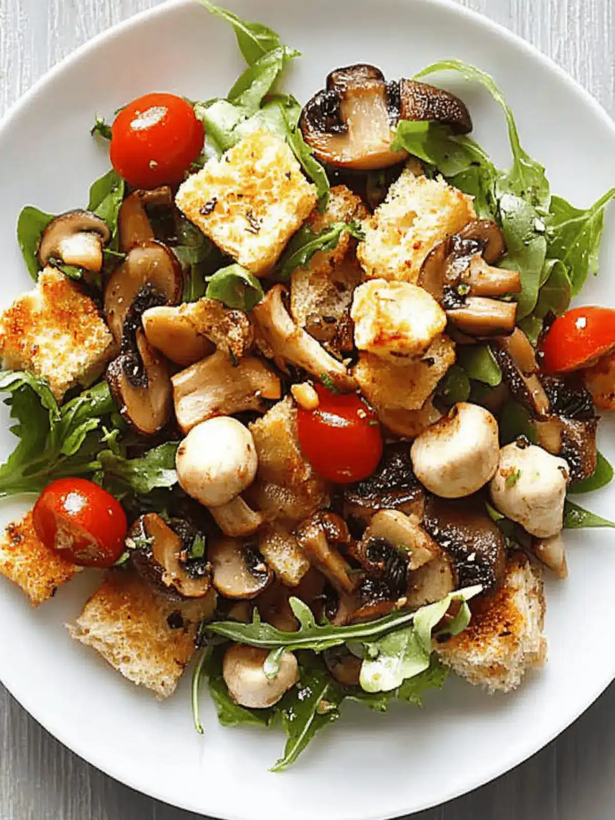 Mushroom Panzanella