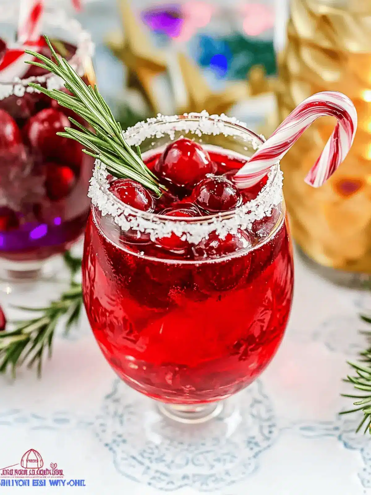 Cranberry Rosemary Cocktail – Perfect Christmas Cocktail