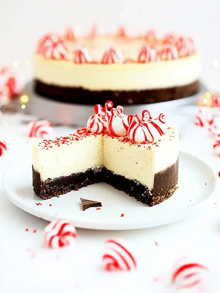 Decadent Instant Pot White Chocolate Peppermint Cheesecake Bliss 3 Instant Pot White Chocolate Peppermint Cheesecake