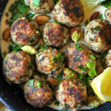 Savory Moroccan Meatballs with Cardamom and Lemon Bliss 10 Moroccan Meatballs with Cardamom and Lemon
