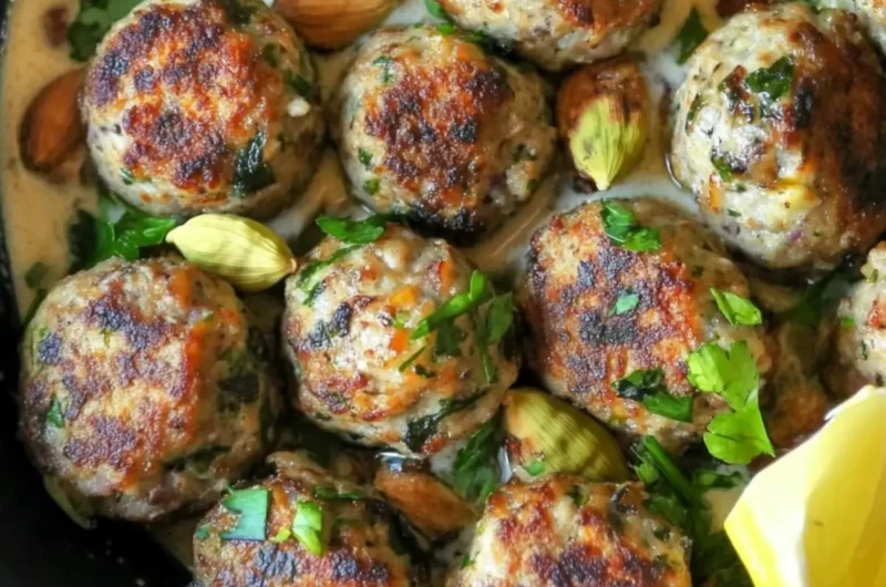 Moroccan Meatballs with Cardamom and Lemon
