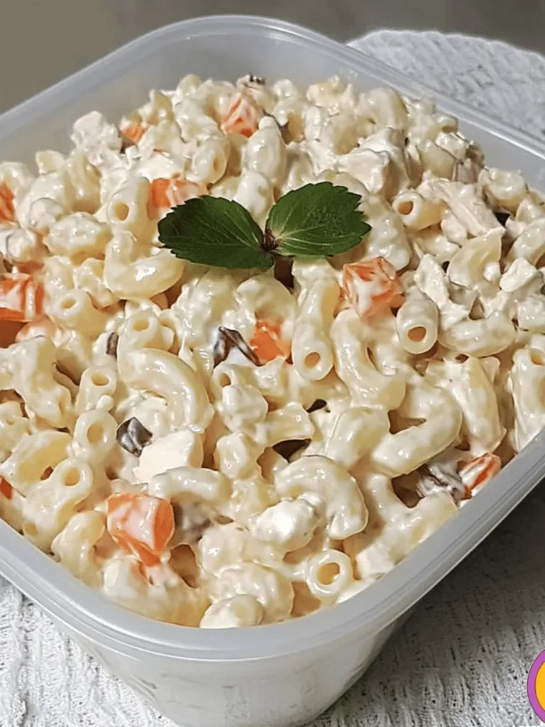 Easy Chicken Macaroni Salad Recipe for a Festive Flare 2 Easy Chicken Macaroni Salad Recipe