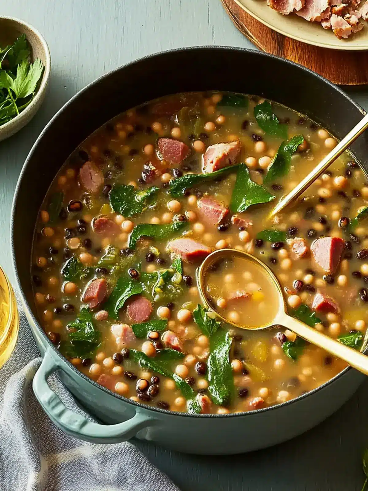 Black-Eyed Pea Soup With Ham Hocks