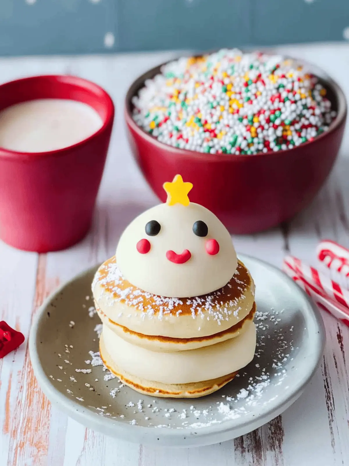 Stacked Christmas Tree Pancakes