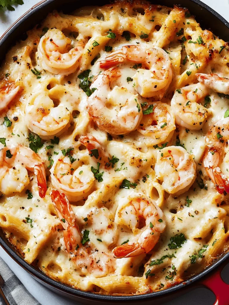 Irresistible Garlicky Shrimp Alfredo Bake in Just 25 Minutes 4 Garlicky Shrimp Alfredo Bake