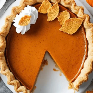 Healthy Pumpkin Pie