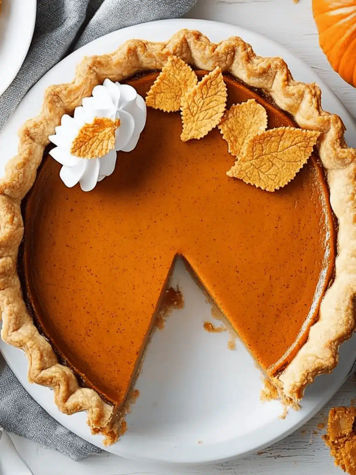 Healthy Pumpkin Pie