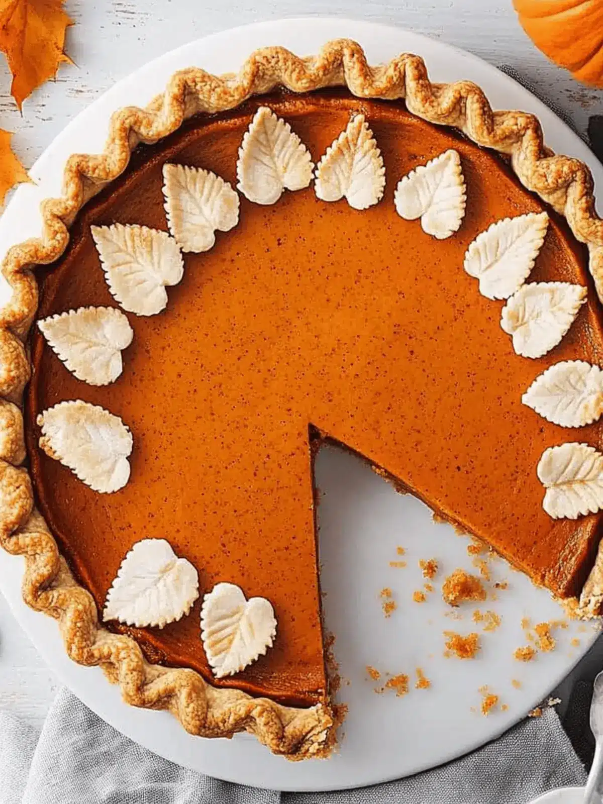 Healthy Pumpkin Pie