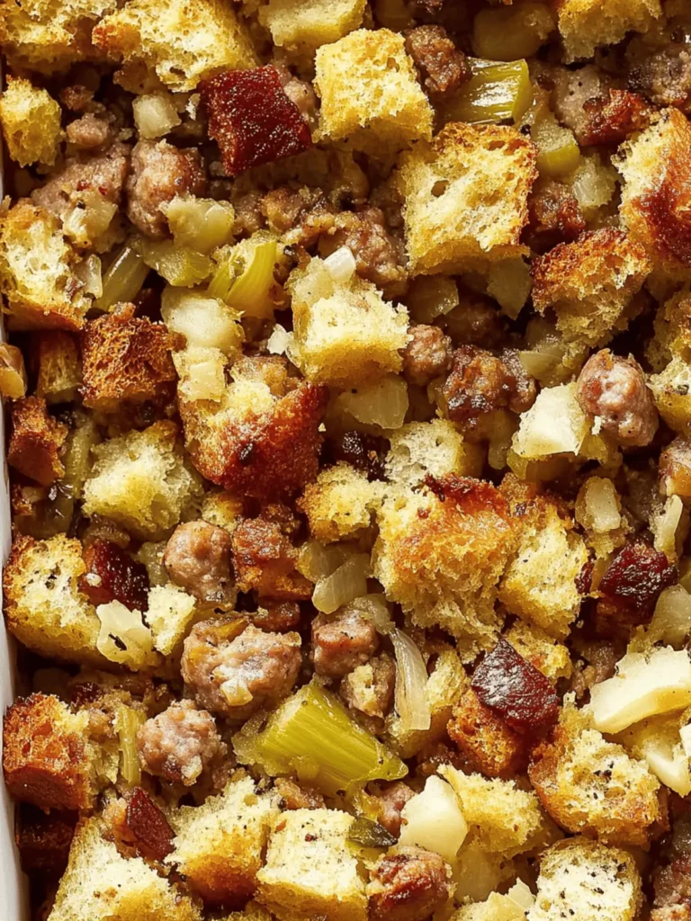 Savory Sausage Stuffing with Cranberries You’ll Love 4 Sausage Stuffing