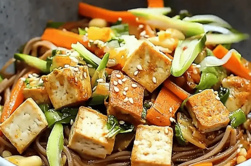 Tamarind Tofu with Vegetables and Soba