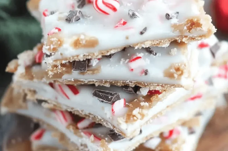 The Best Peppermint White Chocolate Christmas Crack Recipe