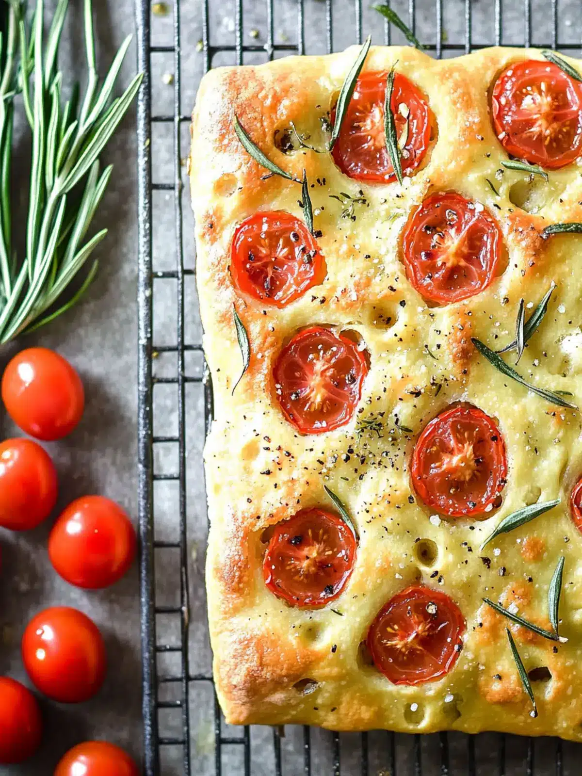 Cherry Tomato Focaccia
