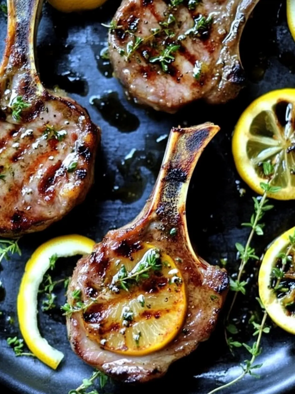 Easy Lemon Thyme Lamb Chops