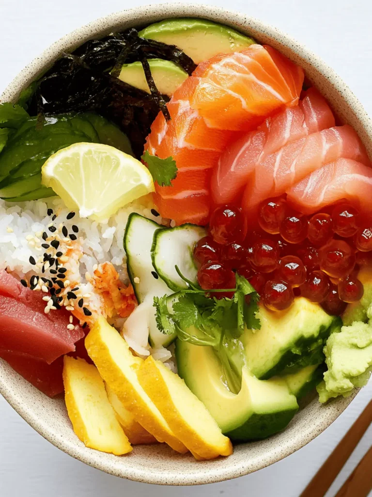 Delicious Chirashi Bowls: Customize Your Perfect Sushi Feast 4 Chirashi Bowls