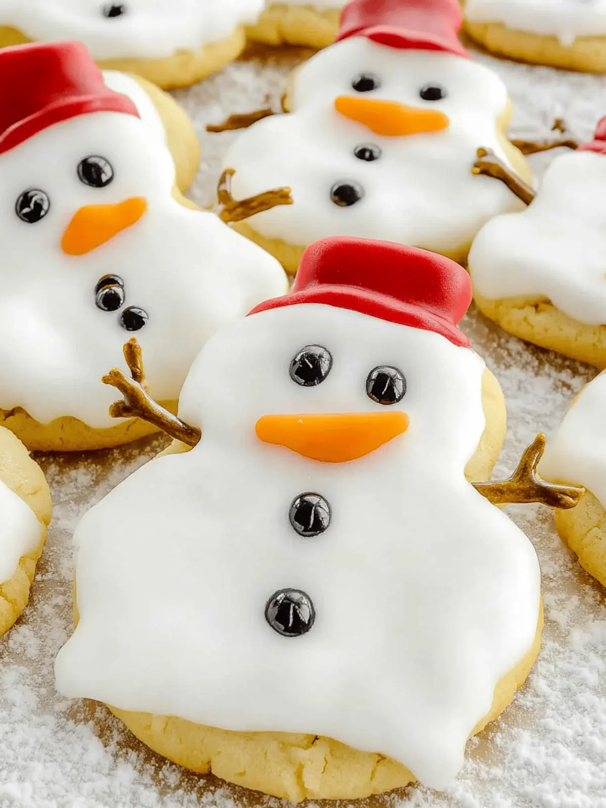 Melted Snowman Cookies 3 Ways to Bring Holiday Joy 4 Melted Snowman Cookies (3 Ways)