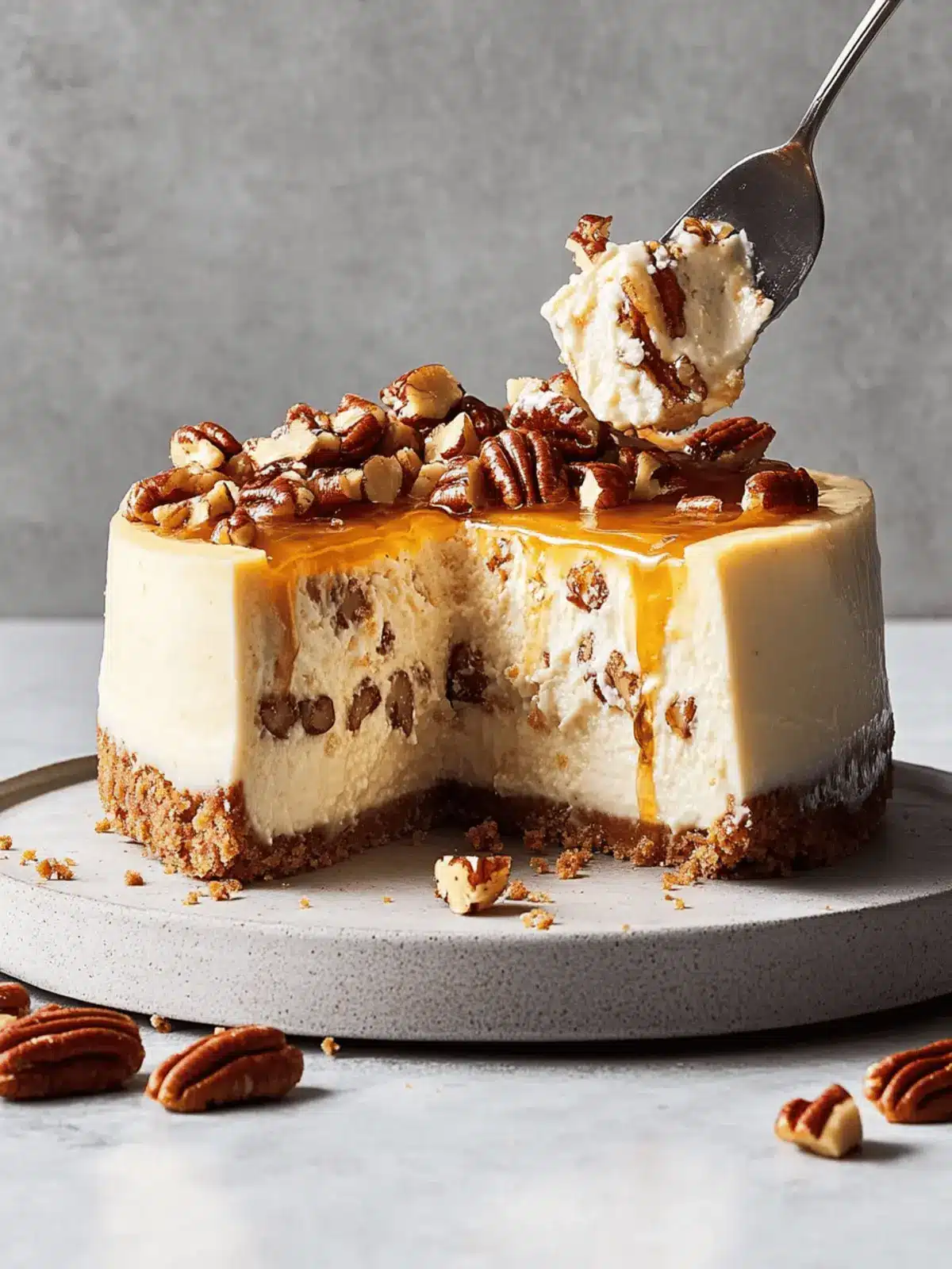 Butter Pecan Cheesecake
