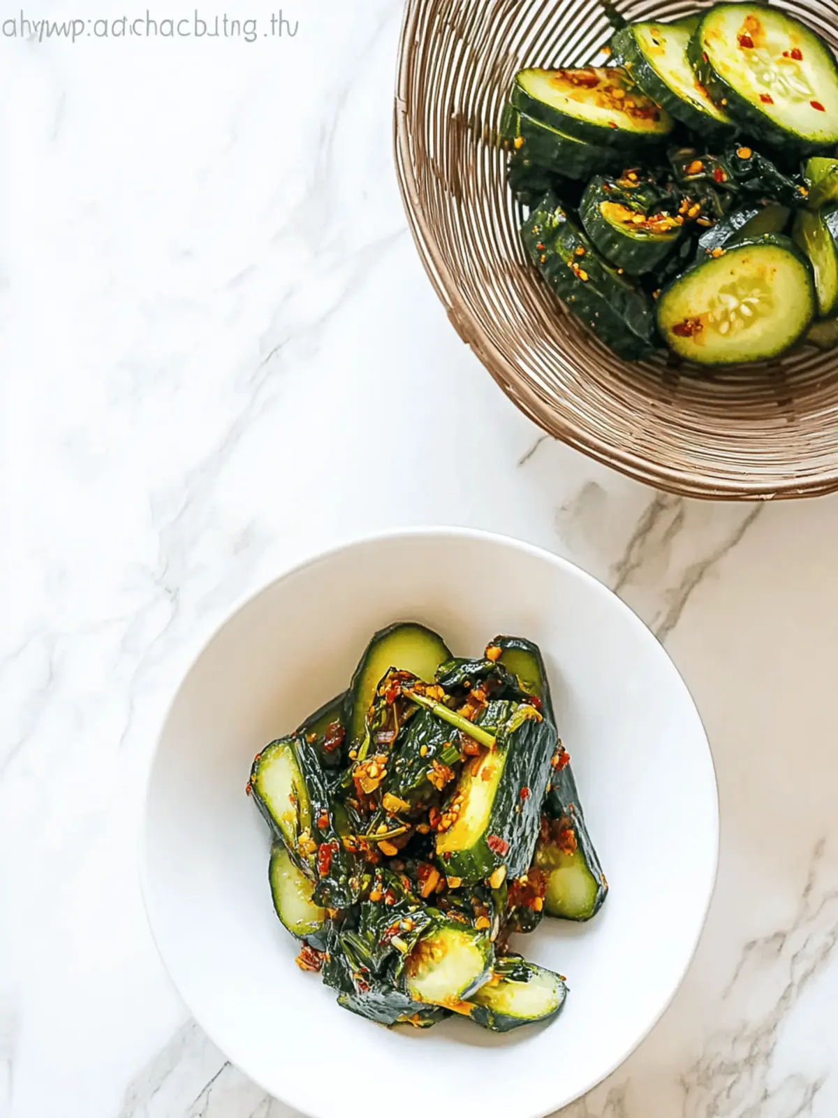 Crunchy Vegan Cucumber Kimchi with Chives – Refresh Your Meals 4 Cucumber Kimchi with Chives – Vegan