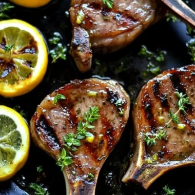 Easy Lemon Thyme Lamb Chops
