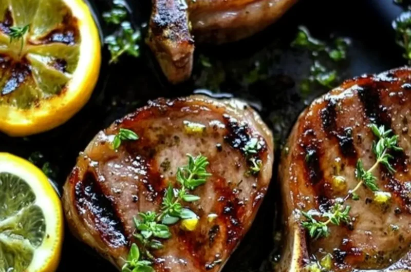 Easy Lemon Thyme Lamb Chops