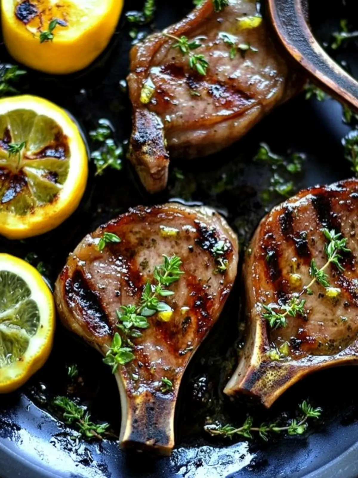 Easy Lemon Thyme Lamb Chops